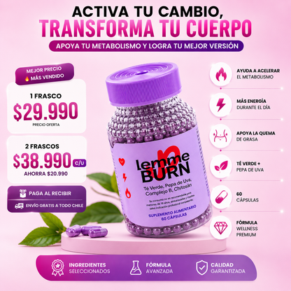 LEMME BURN 60 capsulas
