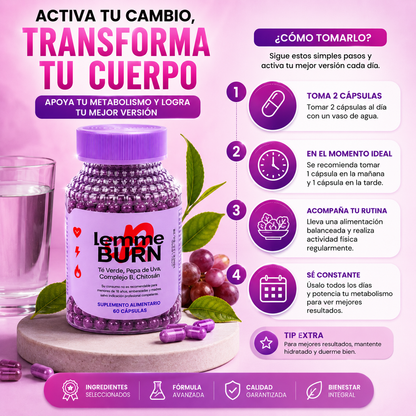 LEMME BURN 60 capsulas